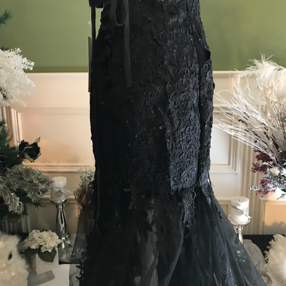 Formal evening Ball Mermaid Prom dress gown - Picture 7 of 14